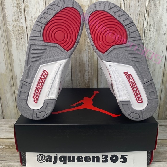 Air Jordan 3 Retro GS Cardinal Red - Picture 6 of 6